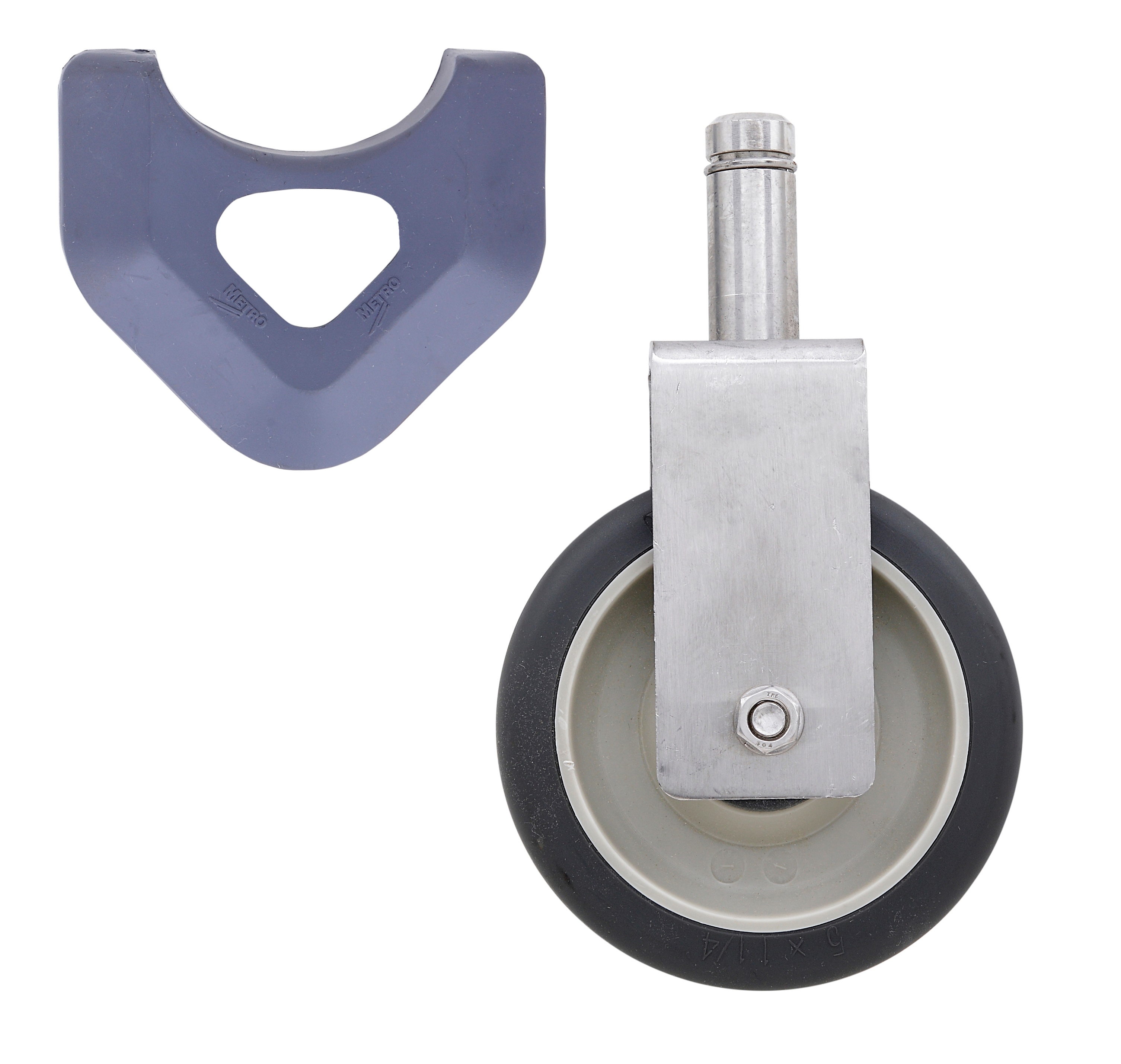Metromax Stainless Steel Cart Washable Stem Casters